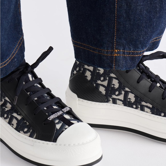 Dior Shoes - Christian Dior WALK ‘N’ DIOR trotter knit sneakers tennis shoes 39.5 9.5